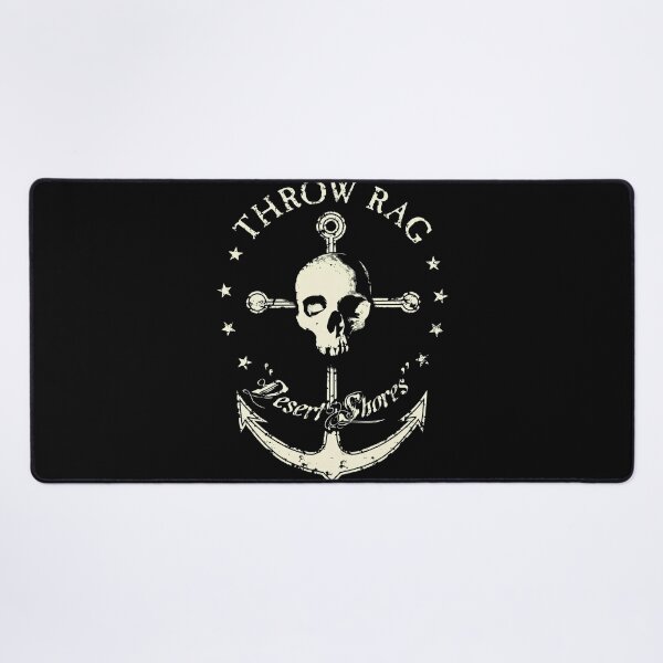 Item preview, THROW RAG Deserts Shores Skullss Anchor designed and sold by jarpeloughpa.