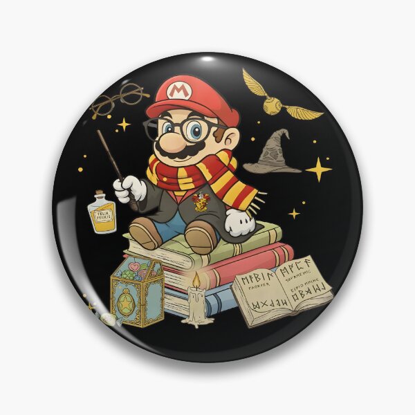 Item preview, Wizard Mushroom Kingdom Magic Mashup Graphic designed and sold by missrainartshop.