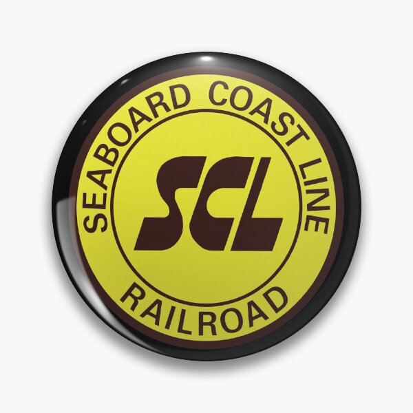 Item preview, Seaboard Coast Line Yellow Logo designed and sold by Trains-and-Rail.