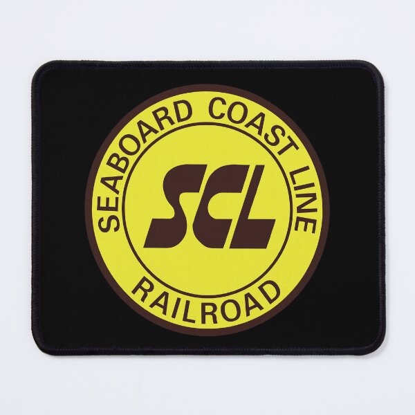 Item preview, Seaboard Coast Line Yellow Logo designed and sold by Trains-and-Rail.