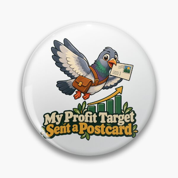 Item preview, My Profit Target Sent a Postcard Pigeon Humor designed and sold by Bikivuno.