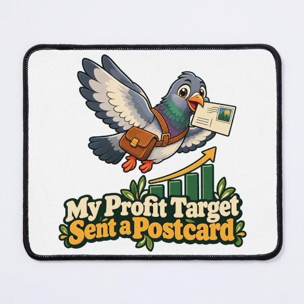 Item preview, My Profit Target Sent a Postcard Pigeon Humor designed and sold by Bikivuno.