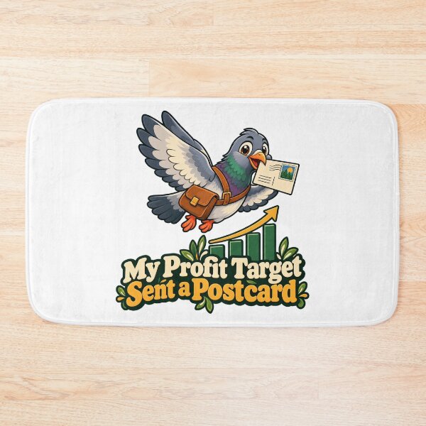 Item preview, My Profit Target Sent a Postcard Pigeon Humor designed and sold by Bikivuno.
