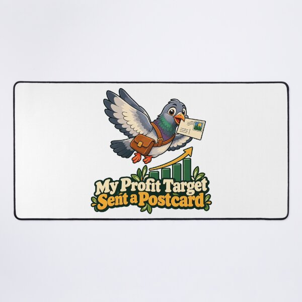 Item preview, My Profit Target Sent a Postcard Pigeon Humor designed and sold by Bikivuno.