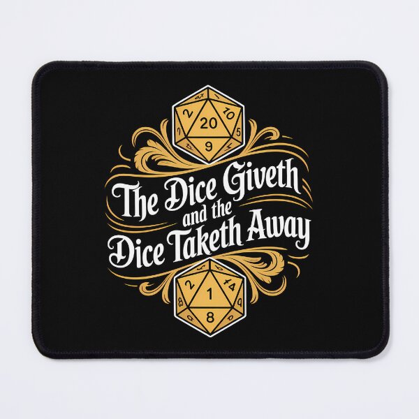Item preview, The Dice Giveth and the Dice Taketh Away – D20 Tabletop RPG Design designed and sold by LoFizzy.