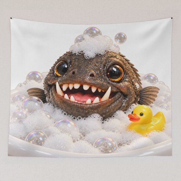 Item preview, Fangtooth Fish Bathtub Duck Visit designed and sold by Sillytoe.
