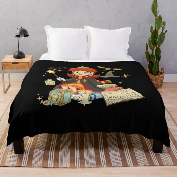 Item preview, Orange Haired Wizard Princess Magic Graphic designed and sold by missrainartshop.