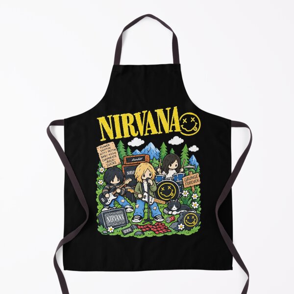 Item preview, Nirvana Cute Chibi Grunge Rock Band designed and sold by turanco.