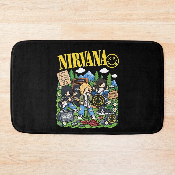Item preview, Nirvana Cute Chibi Grunge Rock Band designed and sold by turanco.