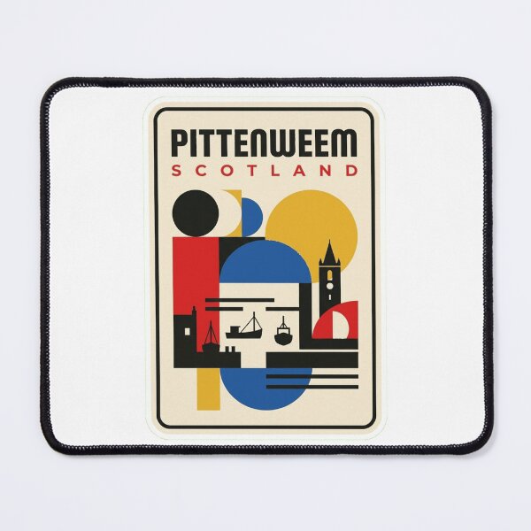 Item preview, Retro Pittenweem Bauhaus Geometric Skyline designed and sold by k3rstman1.