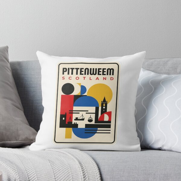 Item preview, Retro Pittenweem Bauhaus Geometric Skyline designed and sold by k3rstman1.