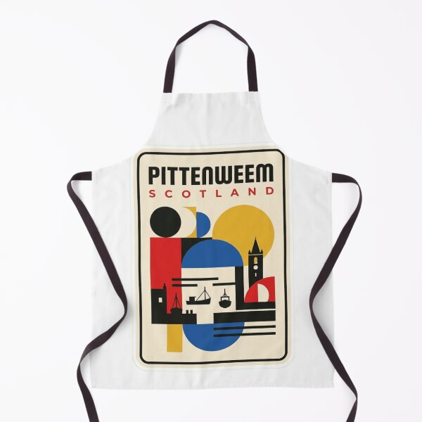 Item preview, Retro Pittenweem Bauhaus Geometric Skyline designed and sold by k3rstman1.