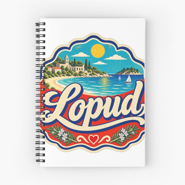 Item preview, Lopud Croatia Travel Souvenir Painted Mediterranean Sign designed and sold by VisualArtsOasis.