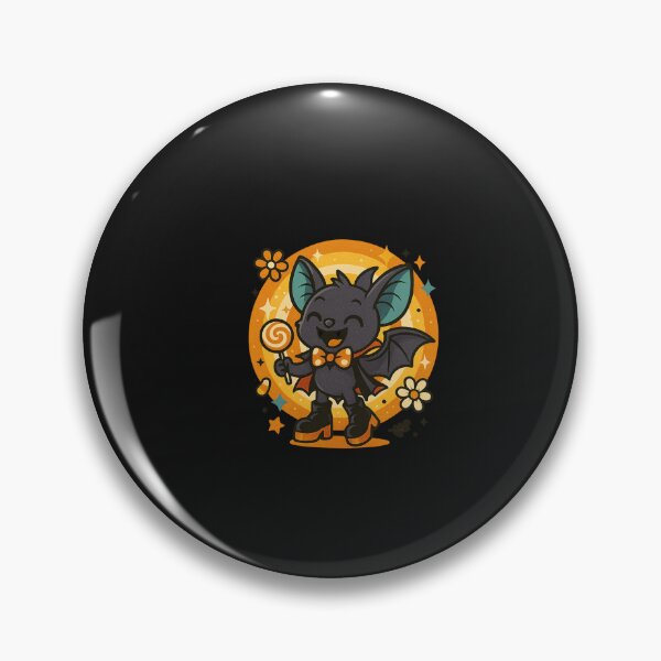 Item preview, Cute Vampire Bat Lollipop Halloween Glowing Moon designed and sold by New Art.