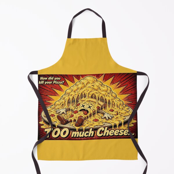 Item preview, How did you ruin your pizza? Too much cheese... designed and sold by NubesDesignCH.