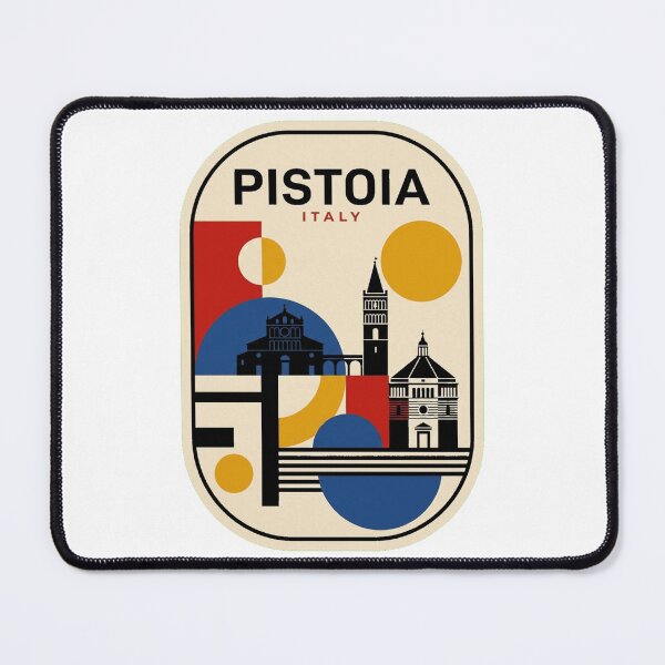 Item preview, Retro Pistoia Bauhaus Geometric Skyline designed and sold by k3rstman1.