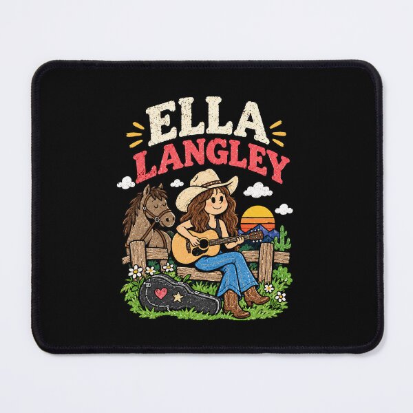 Item preview, Ella Langley Cute Chibi Country Singer Horse Acoustic Guitar designed and sold by turanco.