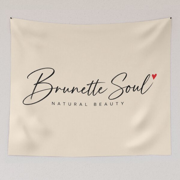 Item preview, Brunette Soul Script Girly Soft Feminine Heart Tee designed and sold by Yellowriversss.