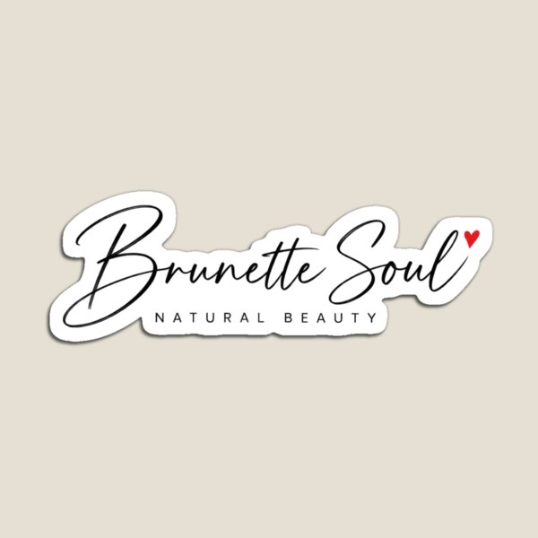 Item preview, Brunette Soul Script Girly Soft Feminine Heart Tee designed and sold by Yellowriversss.