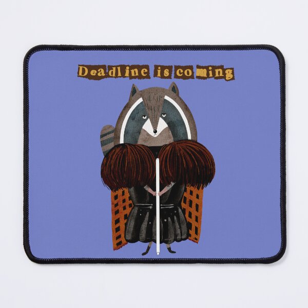 Item preview, Deadline is Coming Funny Raccoon designed and sold by DigiBlossom.