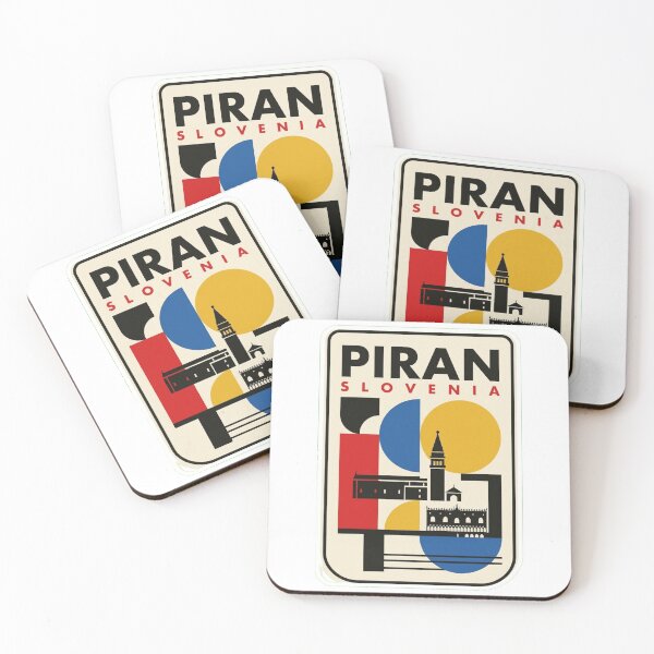Item preview, Retro Piran Bauhaus Geometric Skyline designed and sold by k3rstman1.