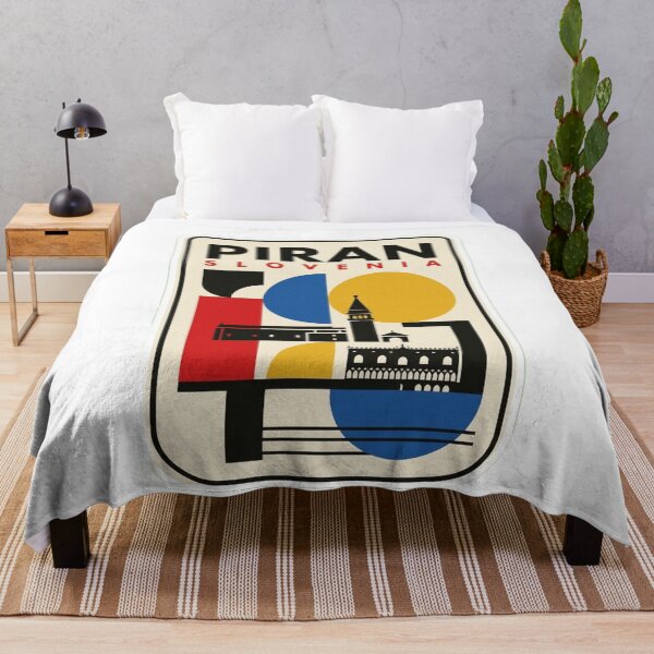 Item preview, Retro Piran Bauhaus Geometric Skyline designed and sold by k3rstman1.