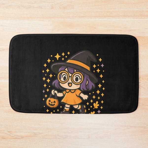 Item preview, Cute Chibi Witch Roller Skates Orange Dress Halloween designed and sold by New Art.