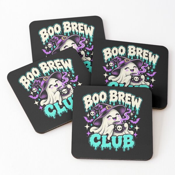 Item preview, Boo Brew Club Cute Ghost Witch Coffee Lover designed and sold by markymaarty.