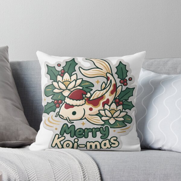 Item preview, Koi Christmas Merry Koi-mas Gift designed and sold by Soft Merch.