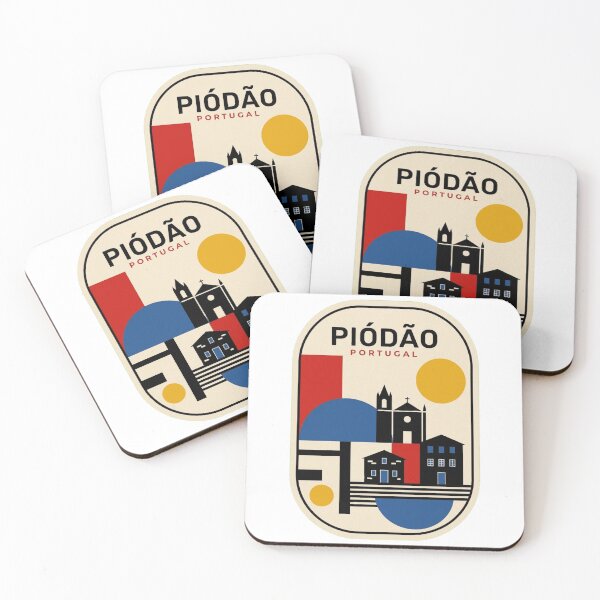 Item preview, Retro Piódão Bauhaus Geometric Skyline designed and sold by k3rstman1.