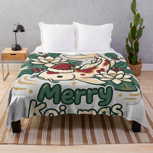 Item preview, Koi Christmas Merry Koi-mas Gift designed and sold by Soft Merch.
