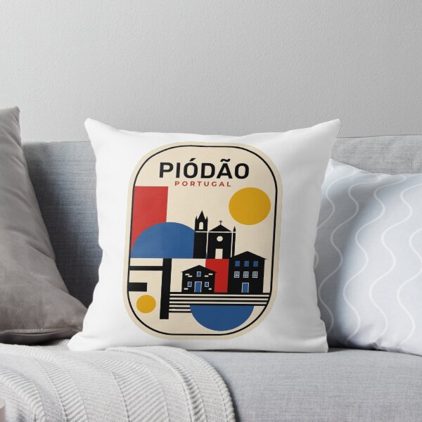 Item preview, Retro Piódão Bauhaus Geometric Skyline designed and sold by k3rstman1.
