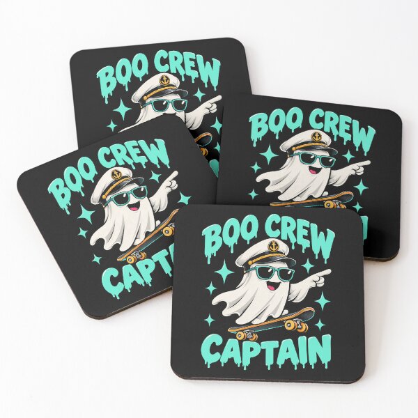 Item preview, Boo Crew Captain Skater Ghost Design designed and sold by markymaarty.
