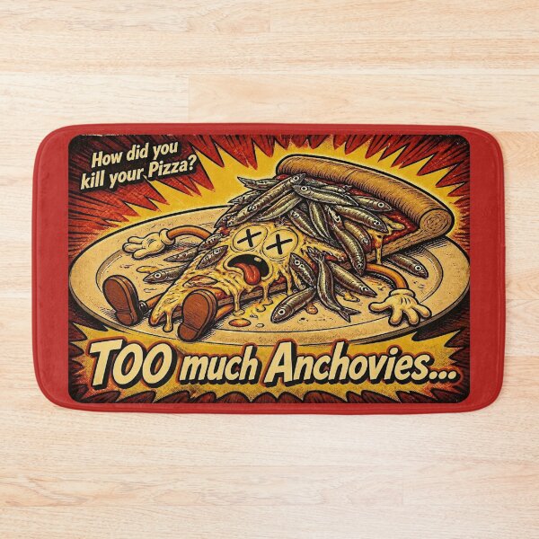 Item preview, How did you ruin your pizza? Too many anchovies... designed and sold by NubesDesignCH.