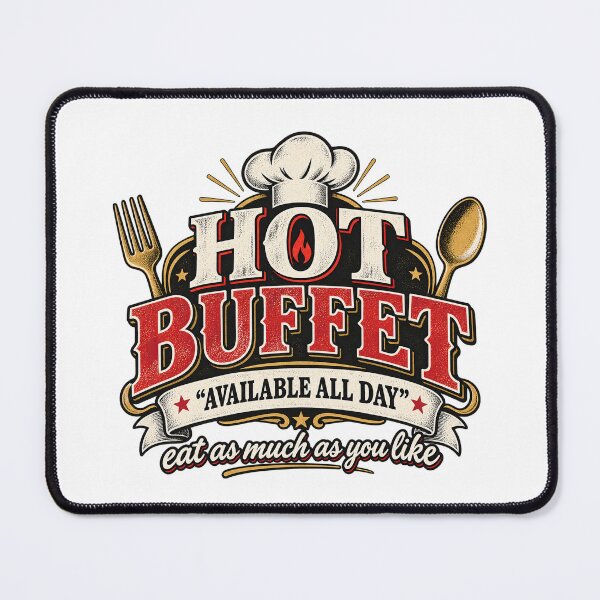 Item preview, Hot buffet available all day eat as much as you like designed and sold by teesvira.