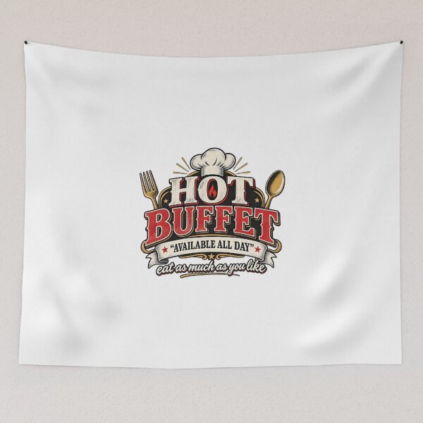 Item preview, Hot buffet available all day eat as much as you like designed and sold by teesvira.