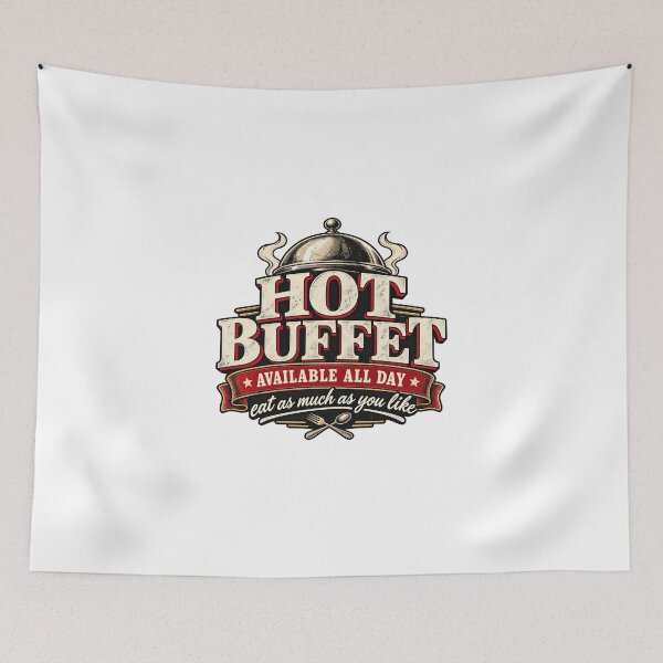 Item preview, Hot buffet available all day eat as much as you like designed and sold by teesvira.