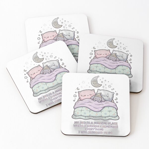 Item preview, My Bed Is a Magical Place - Funny Overthinking Quote designed and sold by Visual Dept..