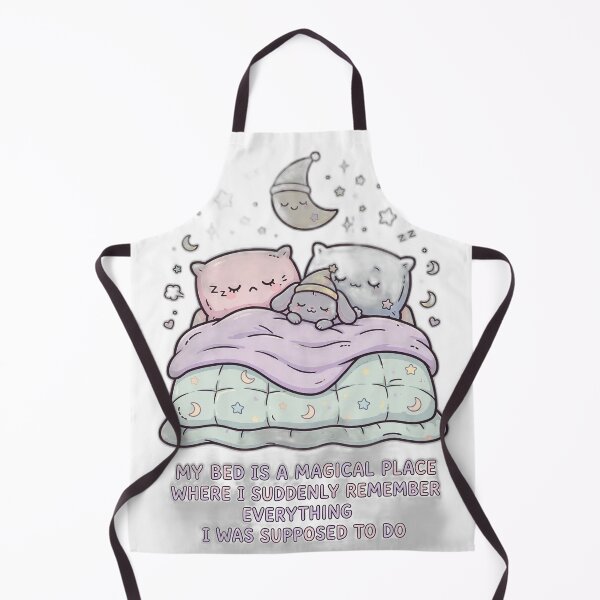 Item preview, My Bed Is a Magical Place - Funny Overthinking Quote designed and sold by Visual Dept..