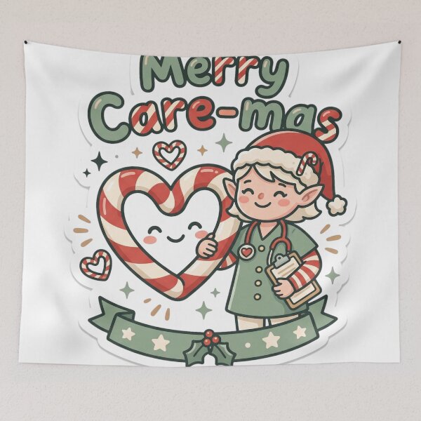 Item preview, Caregiver Christmas Merry Care-mas Gift designed and sold by Soft Merch.
