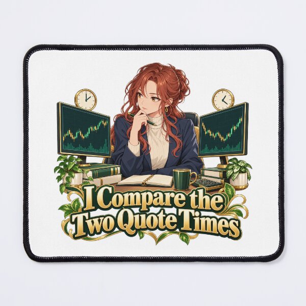Item preview, Two Quote Times Comparison Anime Trader Artwork designed and sold by Bikivuno.