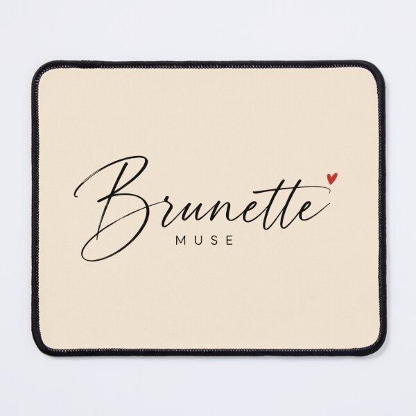 Item preview, Brunette Muse Girly Soft Feminine Heart Script Tee designed and sold by Yellowriversss.