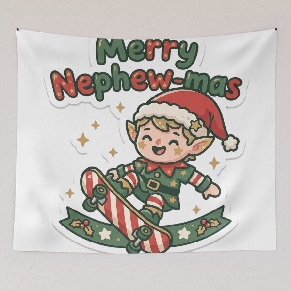 Item preview, Nephew Christmas Merry Nephew-mas Gift designed and sold by Soft Merch.
