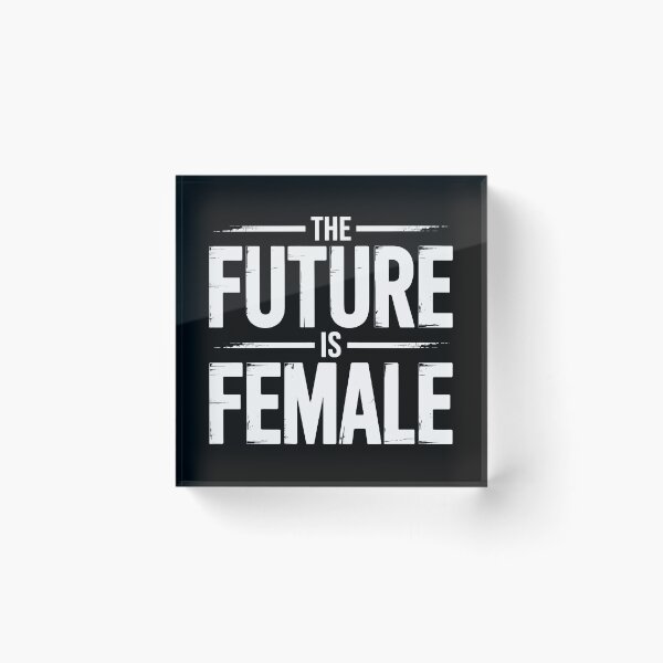 Item preview, The Future Is Female – Distressed Feminist Typography Statement designed and sold by LoFizzy.