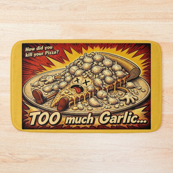 Item preview, How did you ruin your pizza? Too much garlic... designed and sold by NubesDesignCH.