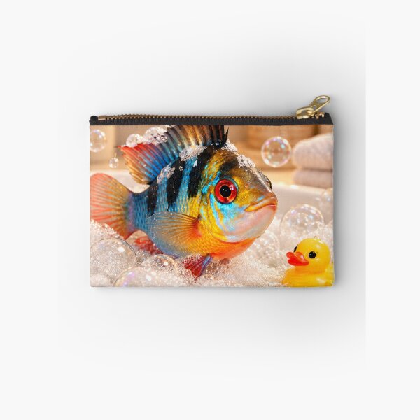 Item preview, German Blue Ram Fish Bathtub Bubble Soak designed and sold by Sillytoe.