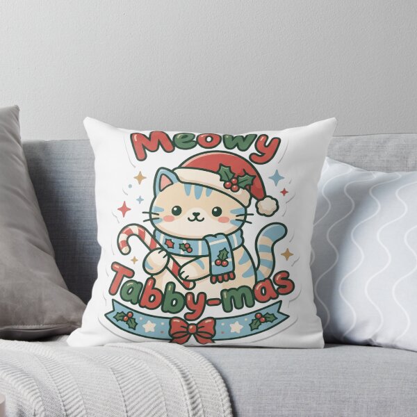 Item preview, Tabby Cat Christmas Meowy Tabby-mas Gift designed and sold by Soft Merch.