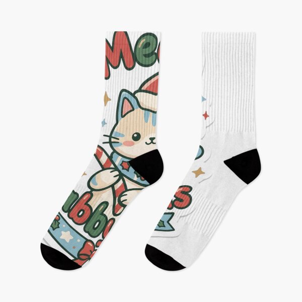 Item preview, Tabby Cat Christmas Meowy Tabby-mas Gift designed and sold by Soft Merch.