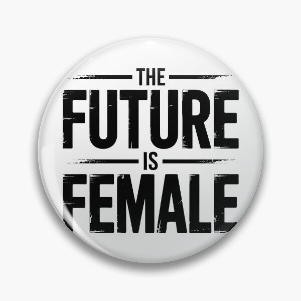 Item preview, The Future Is Female – Distressed Feminist Typography Statement designed and sold by LoFizzy.