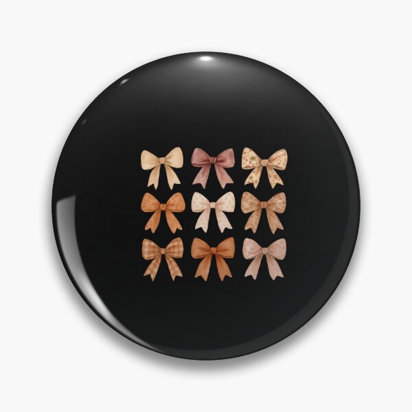 Item preview, Autumn Coquette Bows Grid Vintage Fall Ribbon Set designed and sold by New Art.